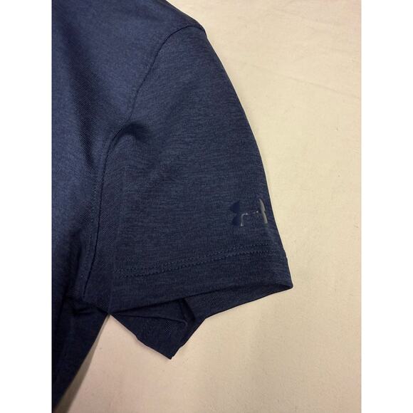 NWT Under Armour Pinehurst Golf polo Shirt Women's Size small navy  heat gear - Picture 5 of 8